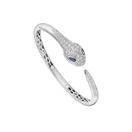 Bulgari Serpenti Seduttori Bracelet “White Gold / Sapphires / Diamonds”