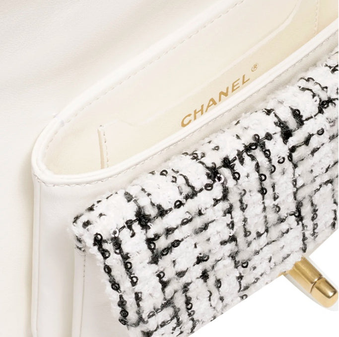 Chanel 23B Handbag “White & Black”