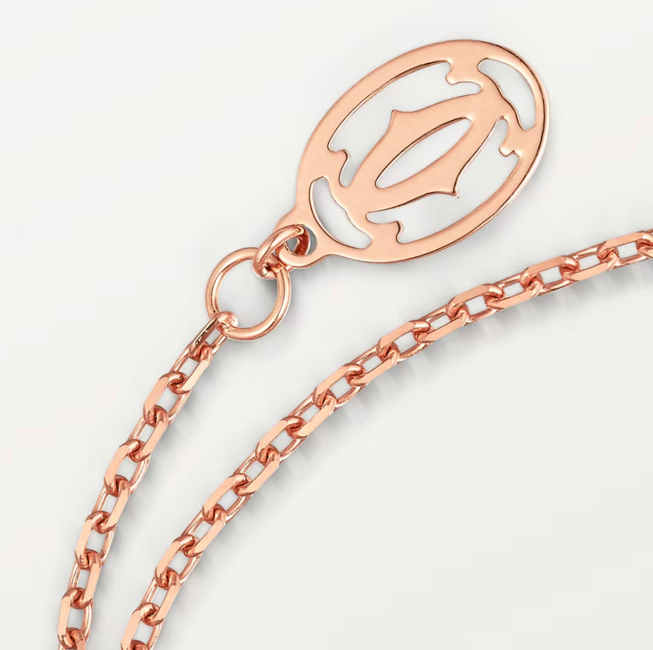 CRB7224516 - Cartier d'Amour necklace XS - Rose gold, diamond - Cartier