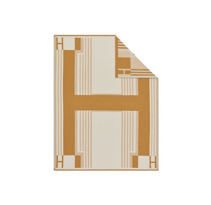 Hermes Ithaque Wool Blanket “Beige”