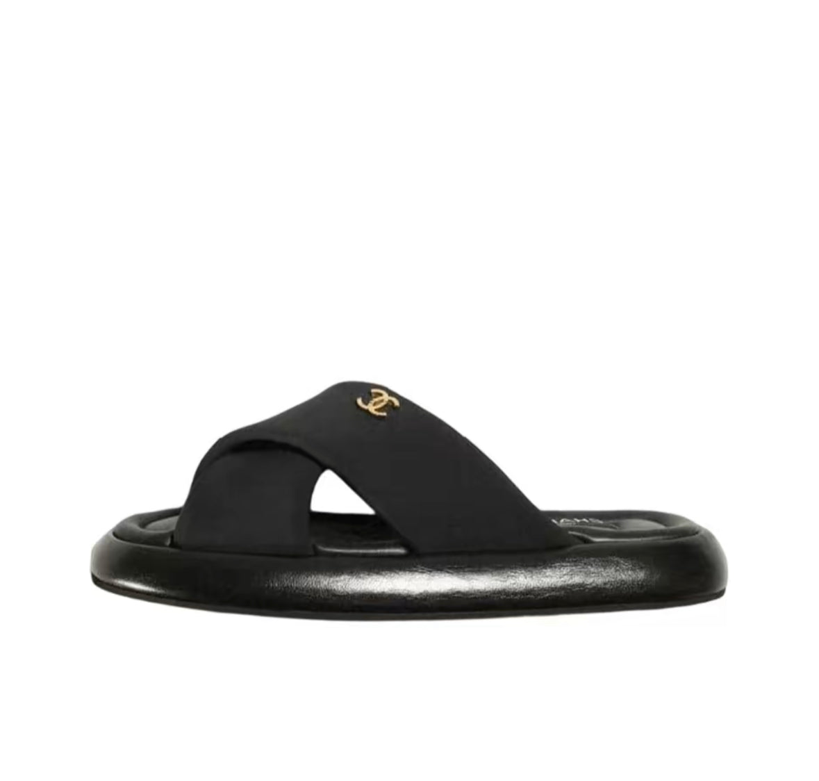 Chanel Puffy Sandal “Black”