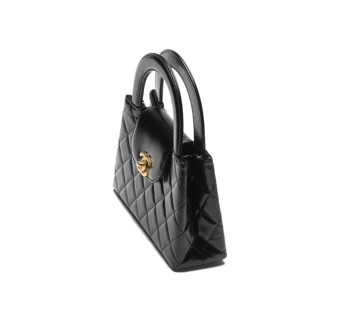 Chanel 23k Kelly Handbag “Black/Gold”
