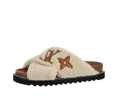 Louis Vuitton Paseo Comfort Sandals “Beige”