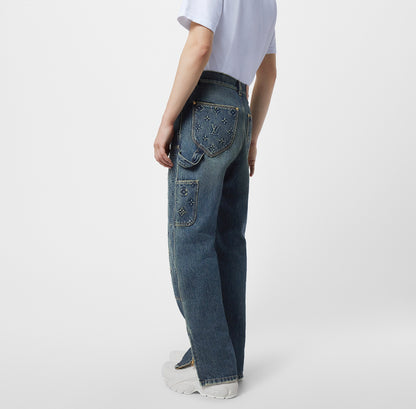 Louis Vuitton Workwear Denim Carpenter Trousers