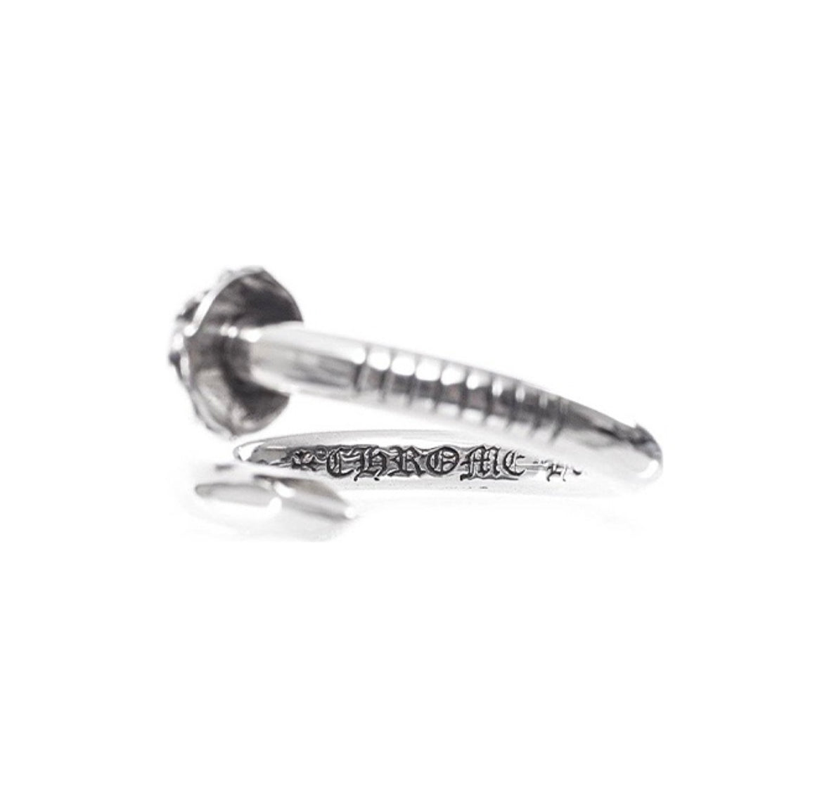 Chrome Hearts CH Plus Nail Sterling Silver Ring