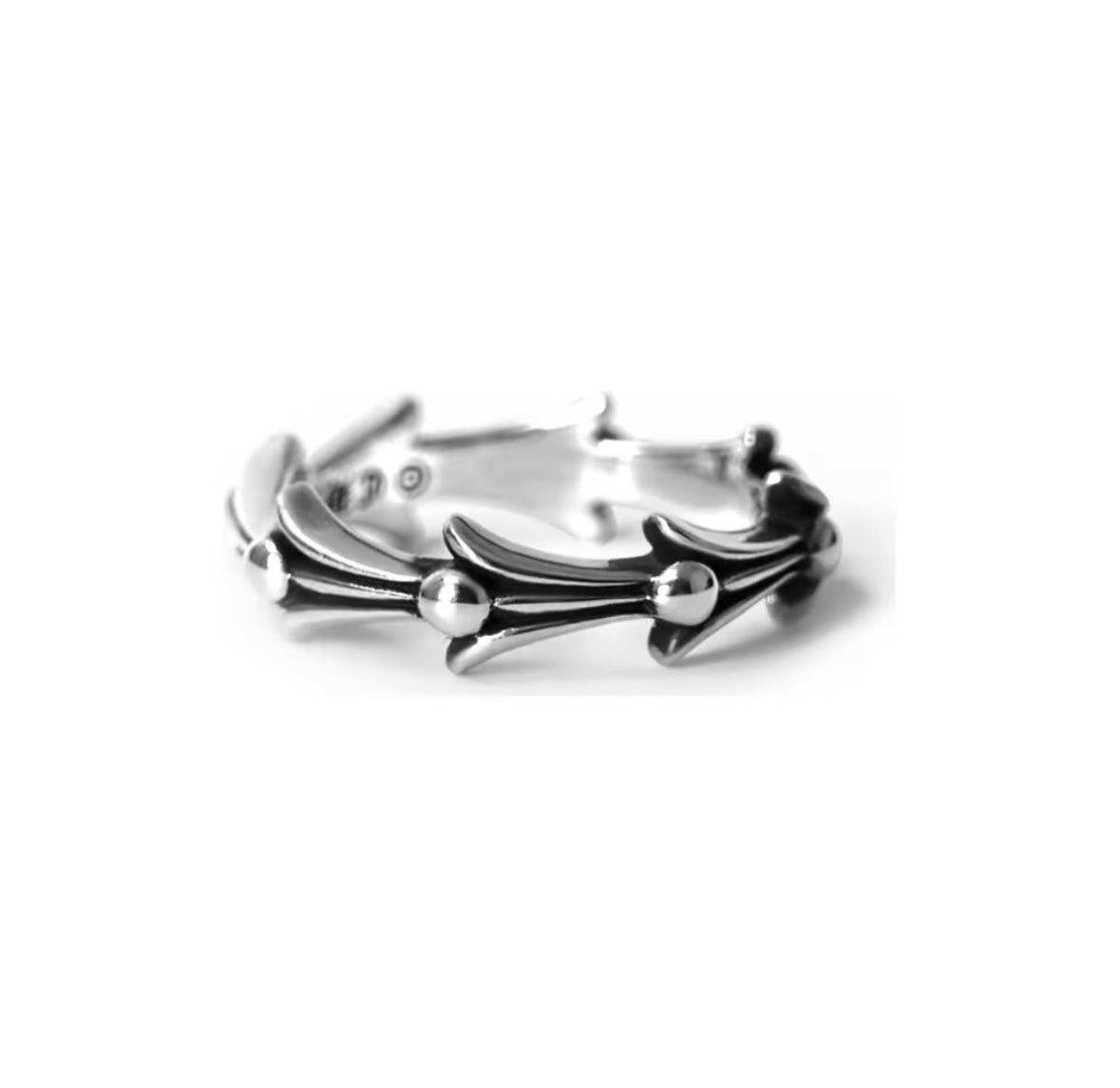 Chrome Hearts Crown of Thorns Sterling Silver Ring