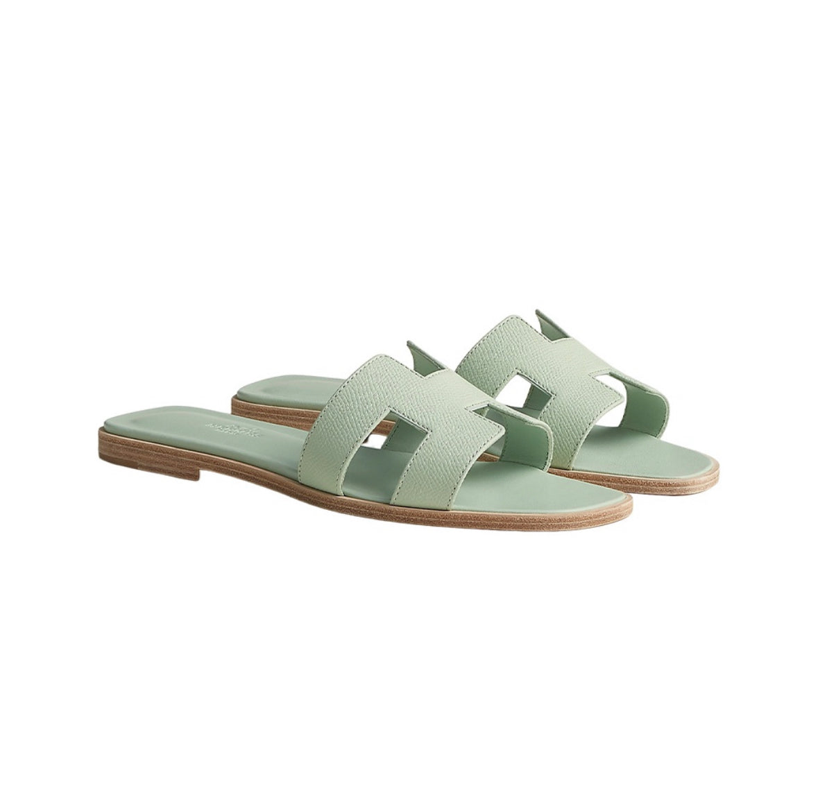 Hermes Oran Sandals “Green”