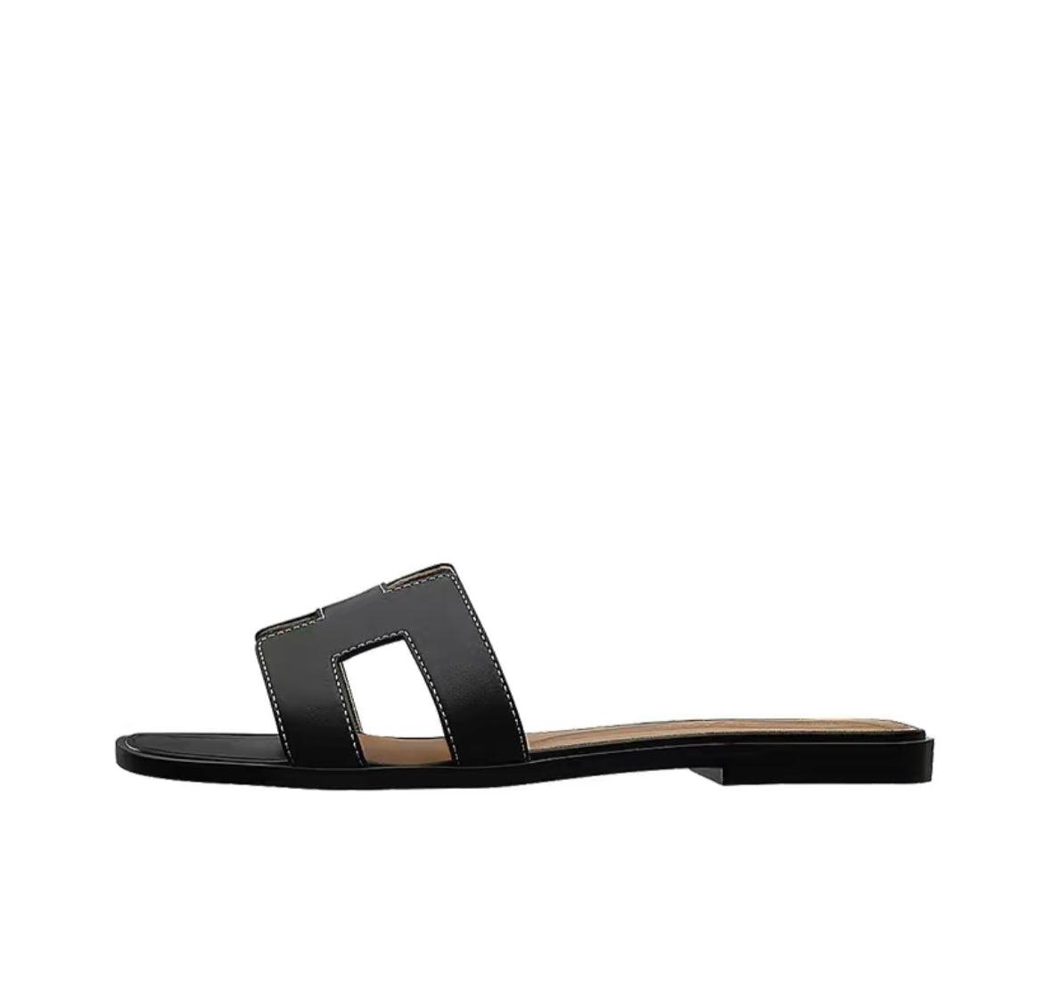 Hermes Oran Sandals “Black/Brown”