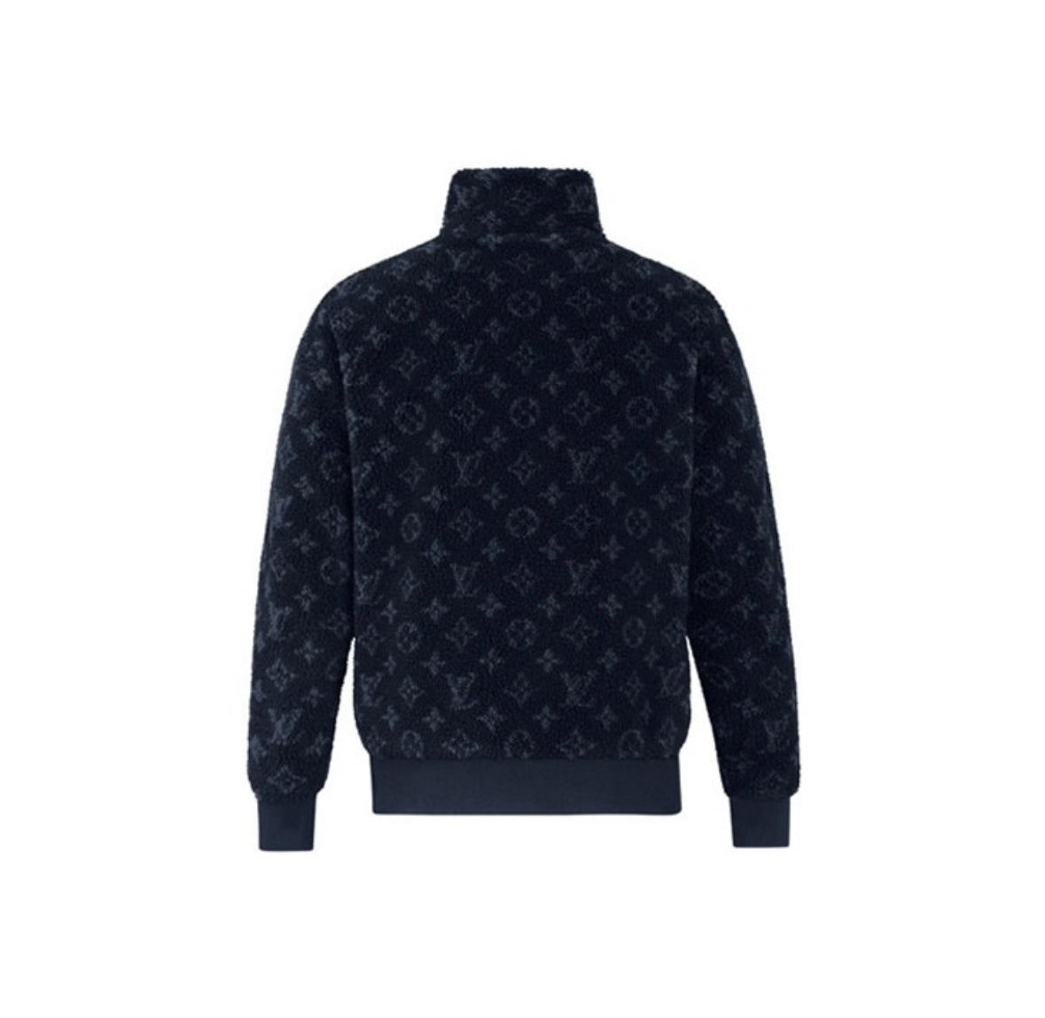 Louis Vuitton LV Monogram Jacquard Fleece Zip-Through Jacket “Blue”