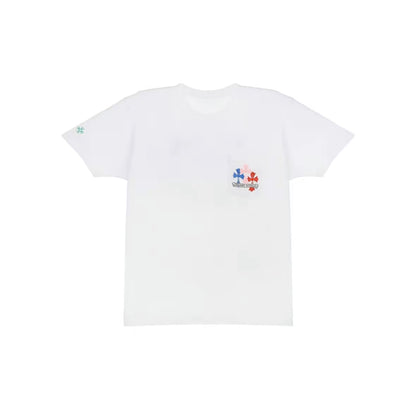 Chrome Hearts Multi Coloured Cross Logo Pocket Tee “White”
