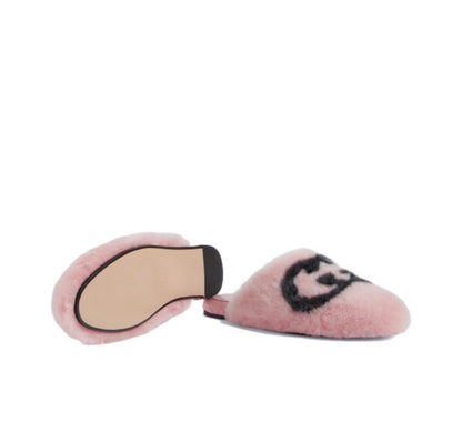 Gucci Interlocking Double G Sleepy Slippers “Pink”