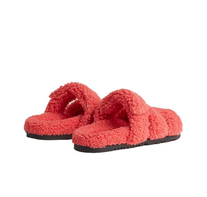 Hermes Chypre Wool Sandals “Pink”