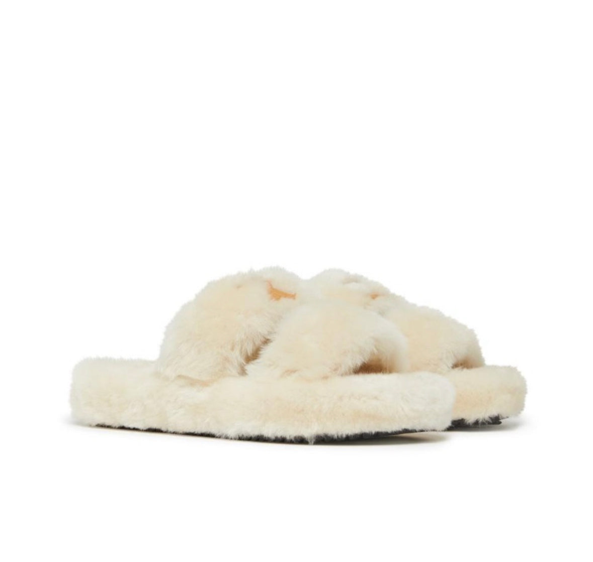CELINE Wool Slippers “Cream”