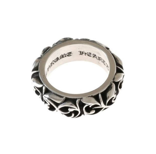 Chrome Hearts Eternity Vine Sterling Silver Ring