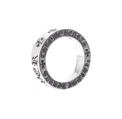 Chrome Hearts CH Cross Sterling Silver Ring