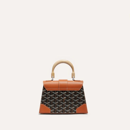 Goyard Saïgon Structuré Mini Bag “Black & Tan”