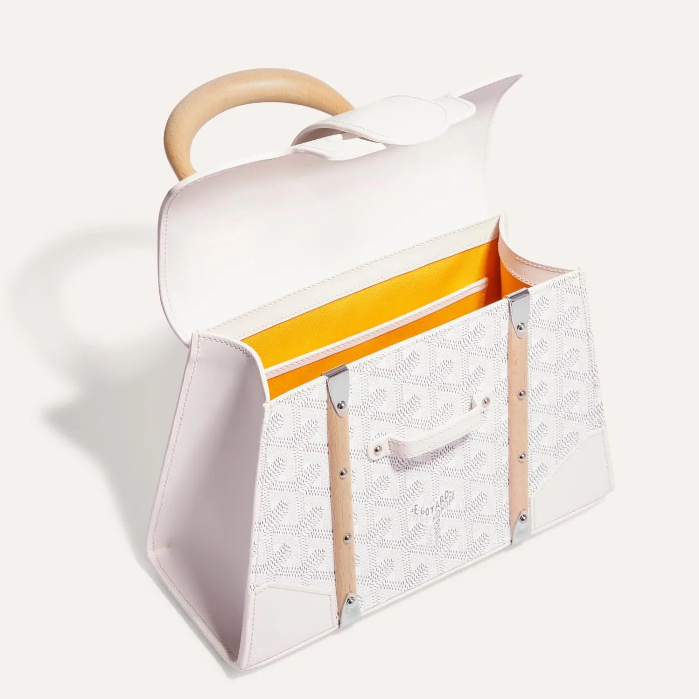 Goyard Saïgon Structuré Mini Bag "White"
