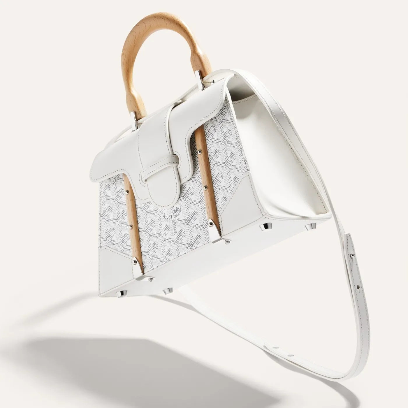 Goyard Saïgon Structuré Mini Bag "White"