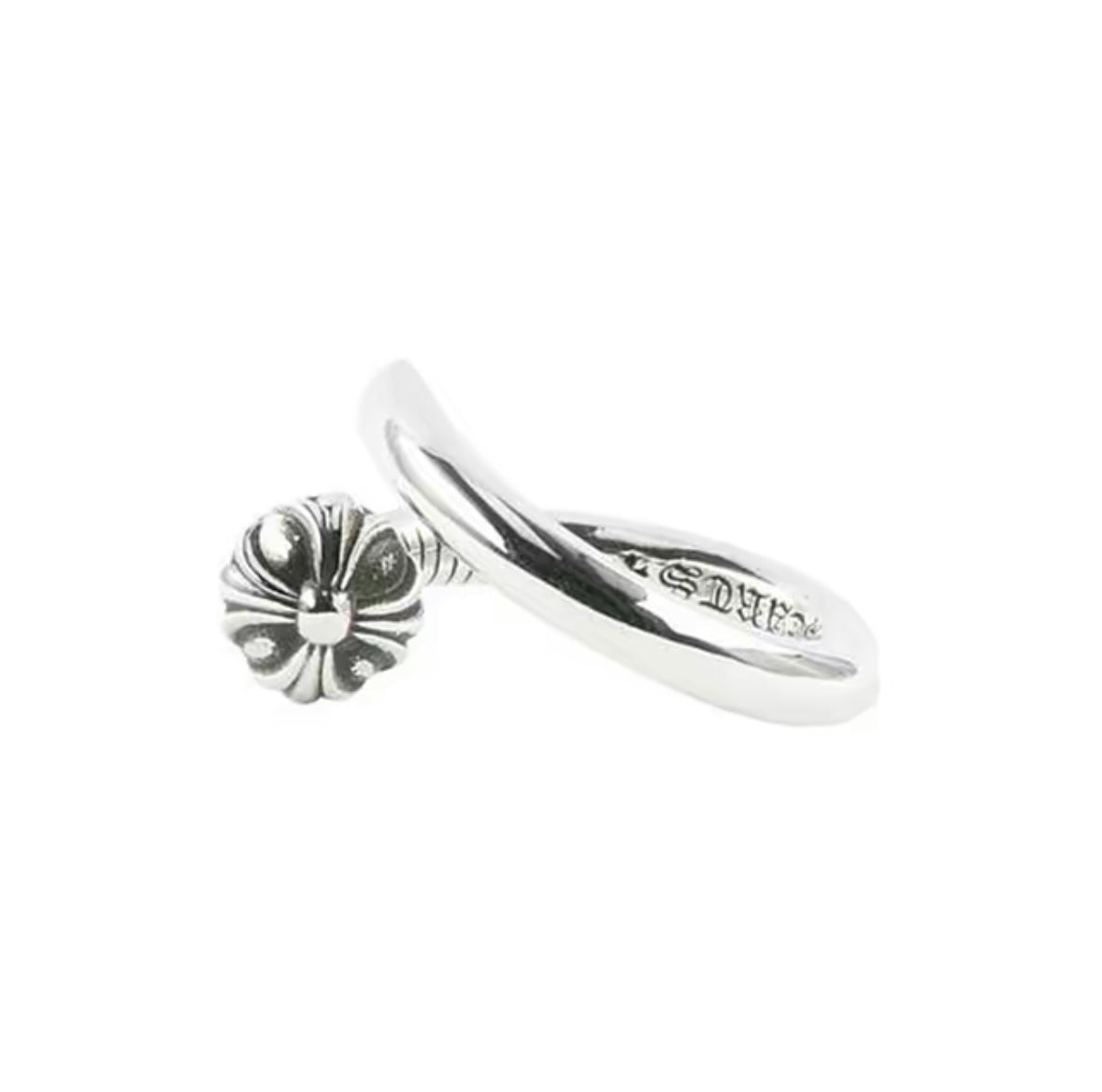 Chrome Hearts CH Plus Nail Sterling Silver Ring