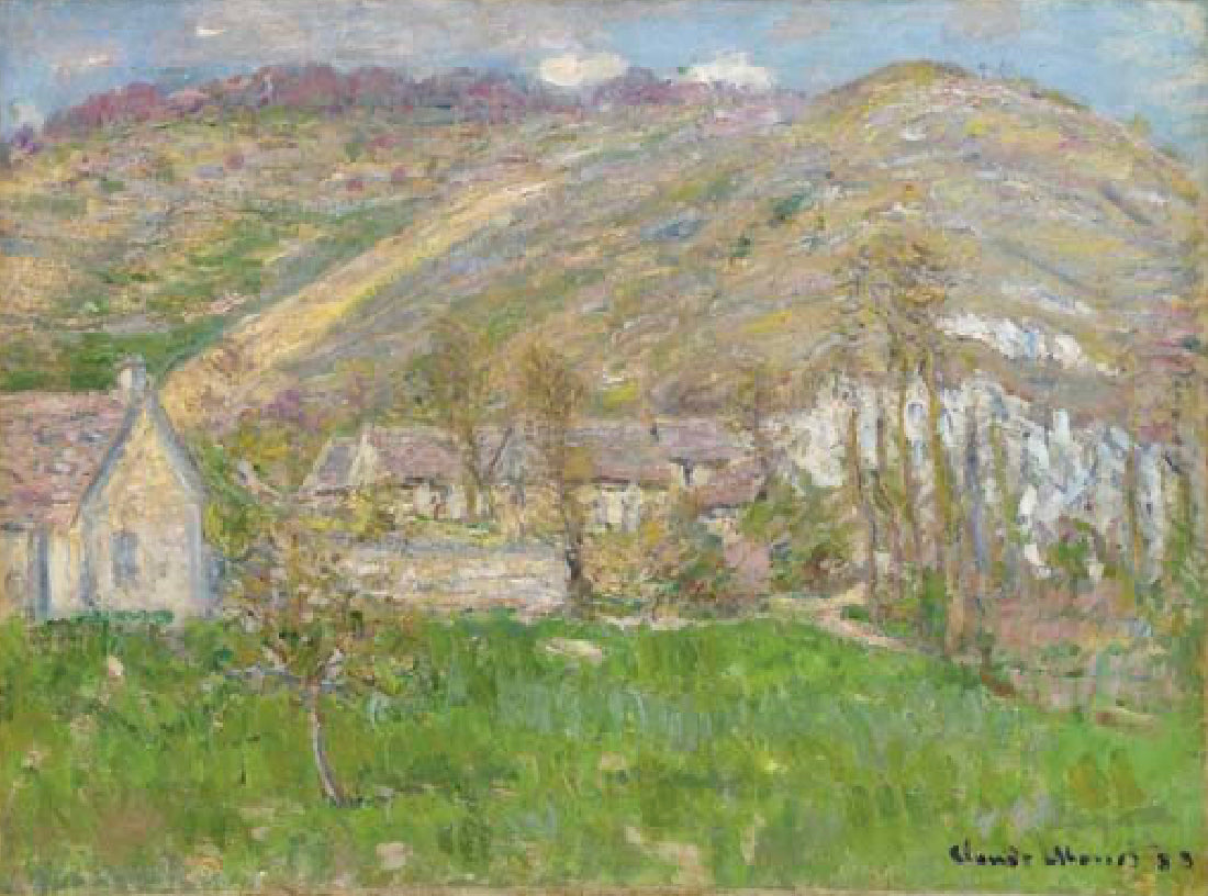 Monet "Hameau de Falaise Près Giverny"