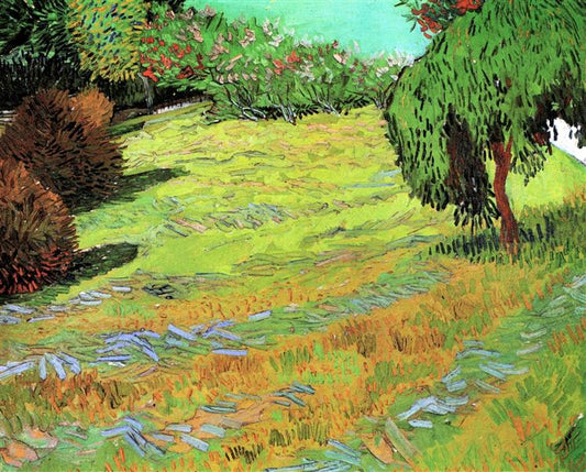 Vincent Van Gogh "Sunny Lawn in a Public Park"
